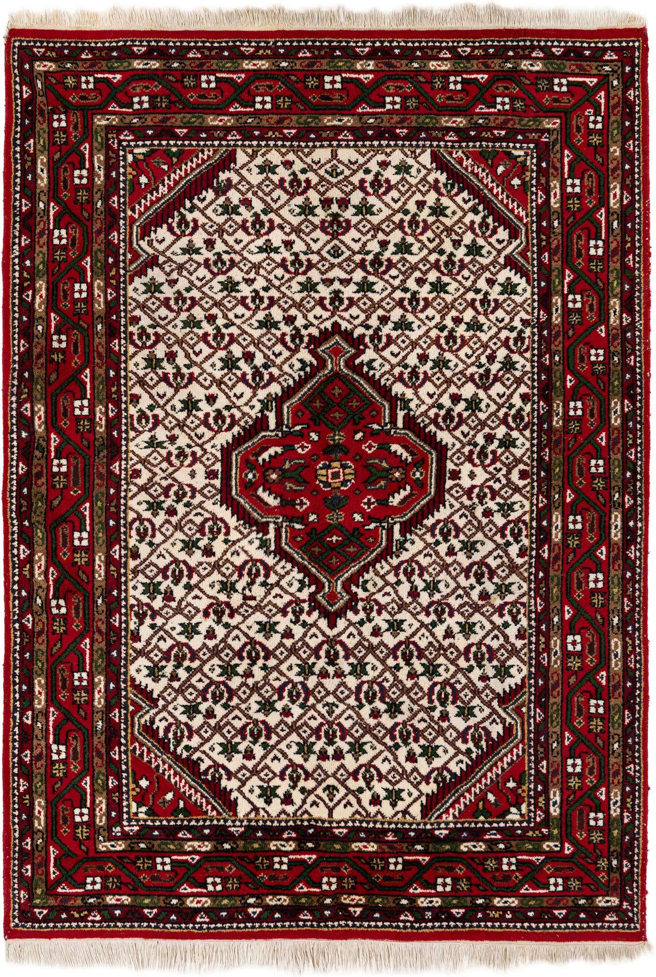 5' 8 x 7' 10 Hand Knotted Bidjar Wool Rug