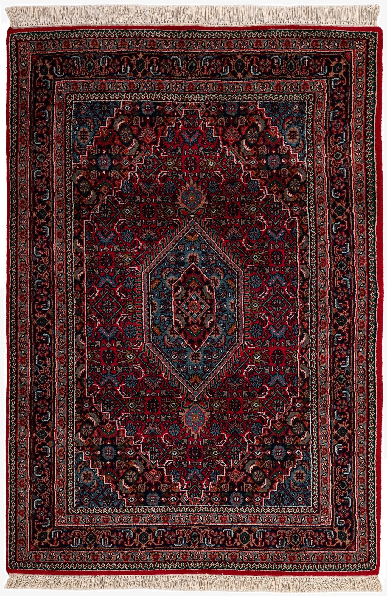 4' x 5' 11  Hand Knotted Bidjar Wool Rug