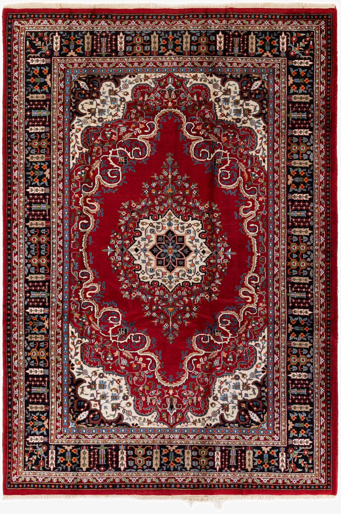 7' x 10' 2  Hand Knotted Bidjar Wool Rug