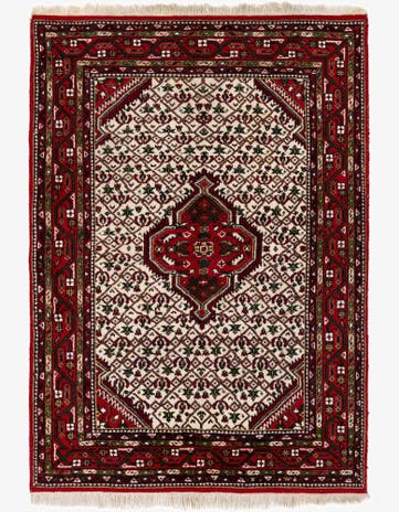 5' 8 x 7' 10 Hand Knotted Bidjar Wool Rug