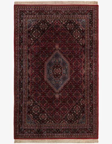6' 4 x 9' 9 Hand Knotted Bidjar Wool Rug