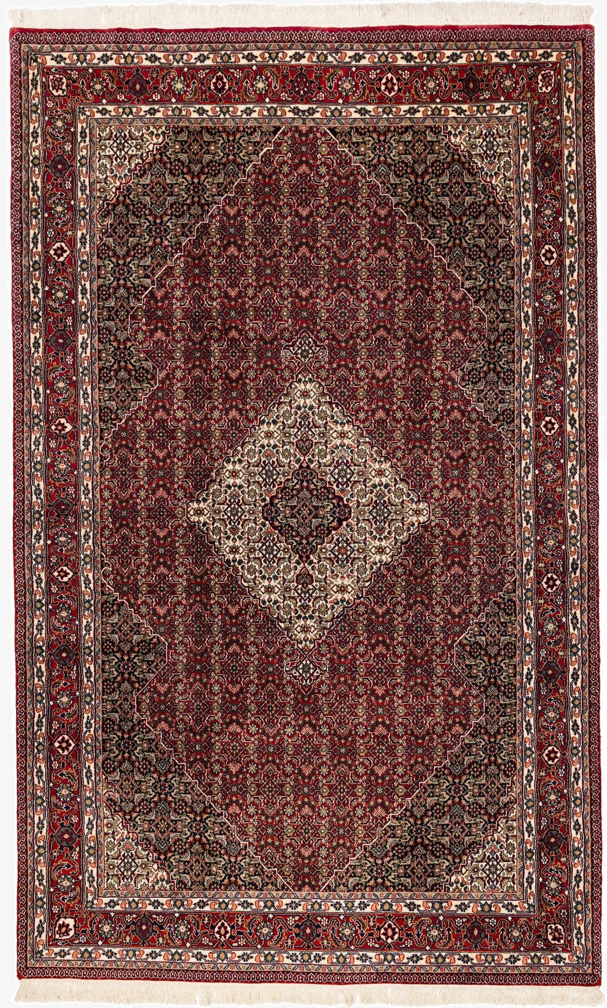 6' 4 x 10' 5  Hand Knotted Bidjar Oriental Wool Rug