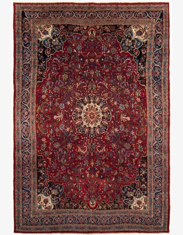 7' 5 x 11' 7 Hand Knotted Bidjar Persian Rug