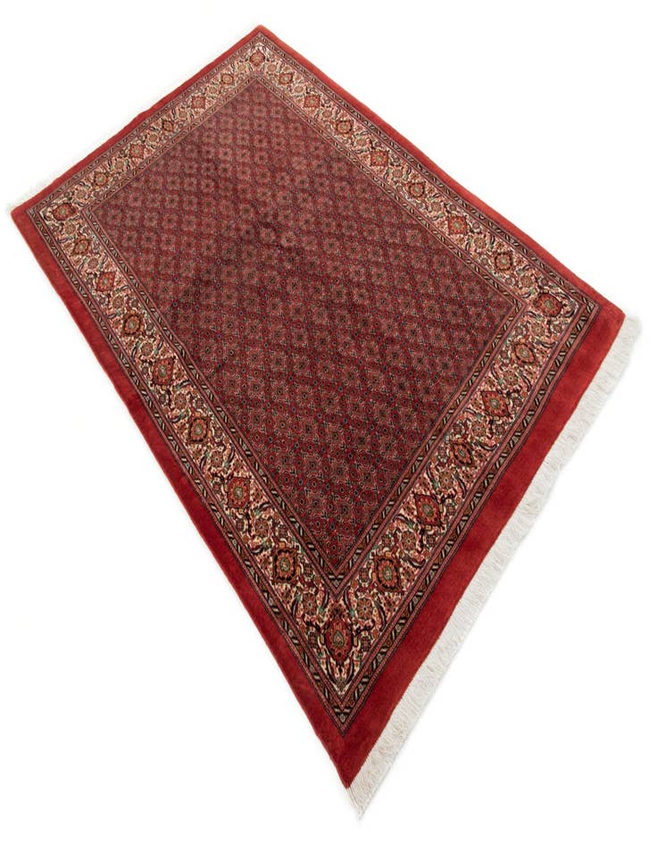 Detail image of 4' 8 x 6' 10 Bidjar With Silk Rug