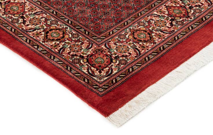 Detail image of 4' 8 x 6' 10 Bidjar With Silk Rug