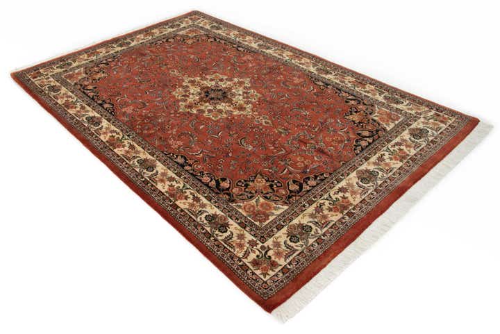 5' 6 x 8' 5 Bidjar With Silk Rug