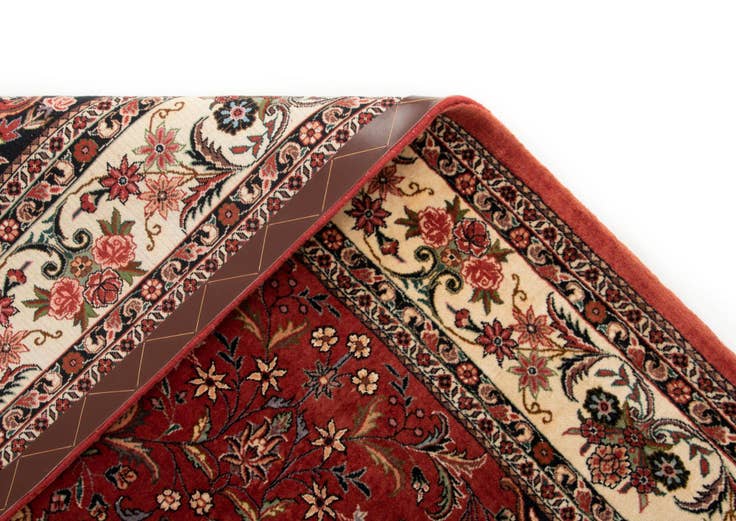 Detail image of 5' 6 x 8' 5 Bidjar With Silk Rug