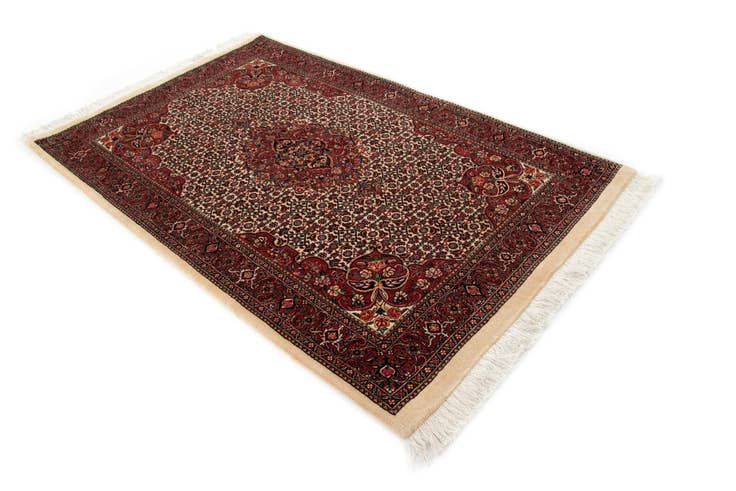 Detail image of 3' 8 x 5' 10 Bidjar With Silk Rug