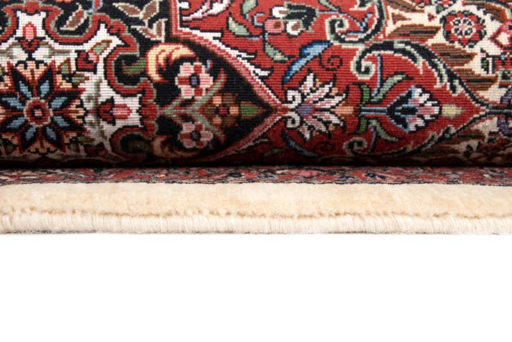 Detail image of 3' 8 x 5' 10 Bidjar With Silk Rug