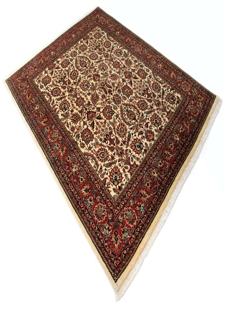5' 1 x 6' 6 Bidjar With Silk Rug