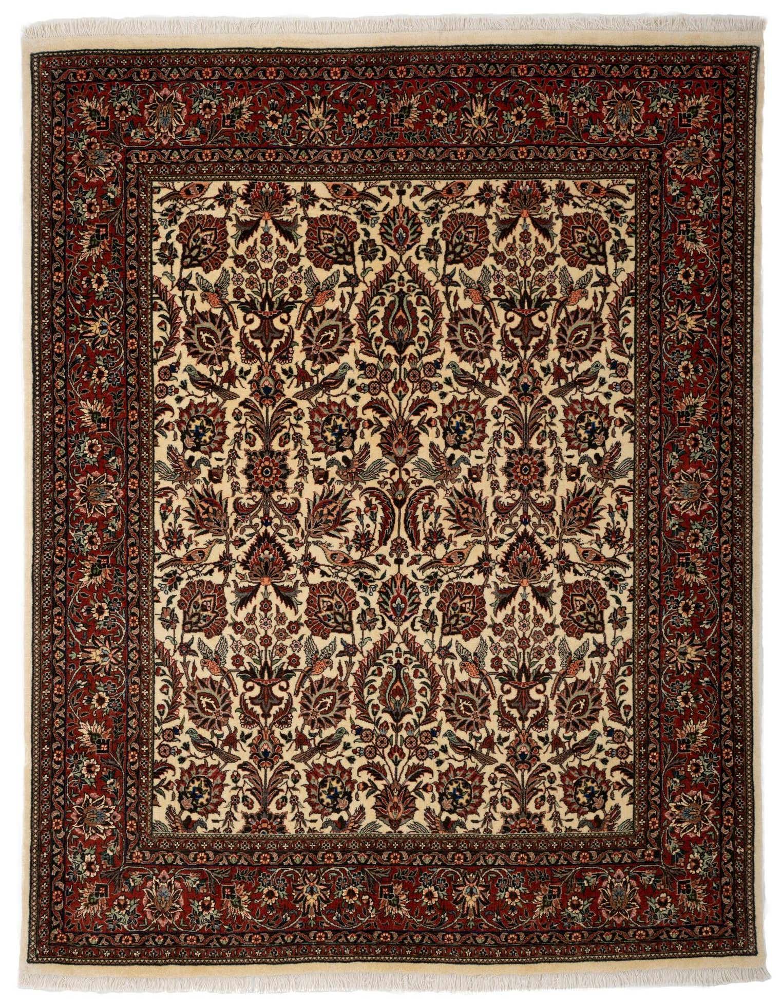 5' 1 x 6' 6 Bidjar With Silk Rug