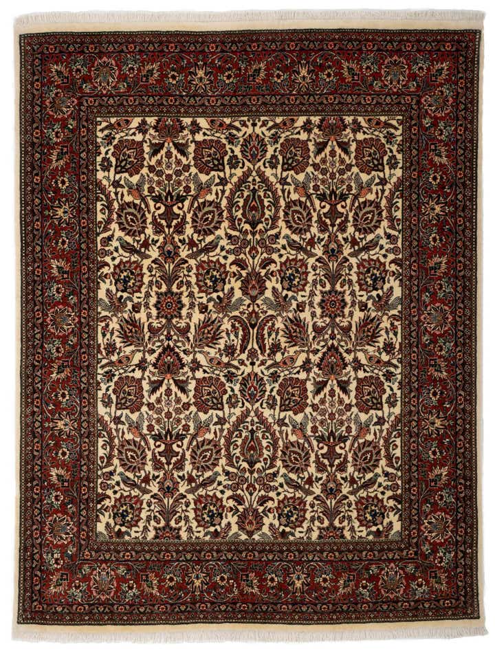 5' 1 x 6' 6 Bidjar With Silk Rug