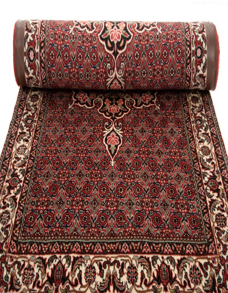 Detail image of 2' 6 x 4' 5 Bidjar With Silk Rug