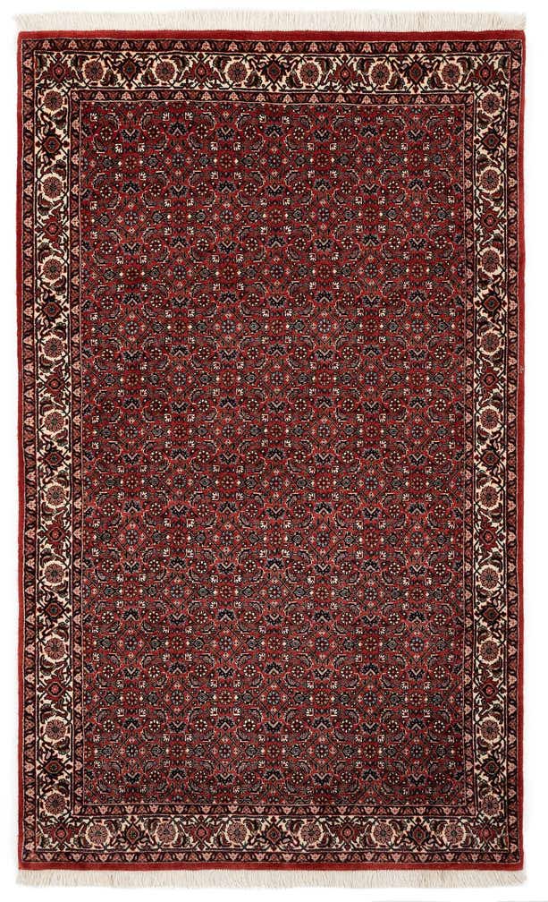 3' 8 x 6' 1 Bidjar With Silk Rug