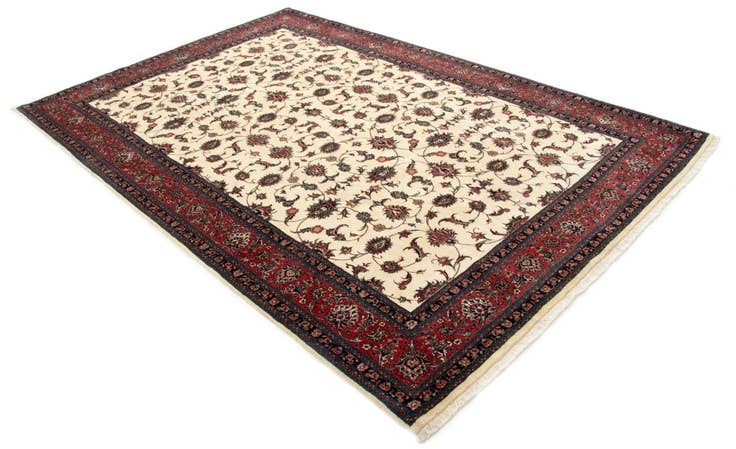 Detail image of 6' 8 x 10' Bidjar With Silk Rug
