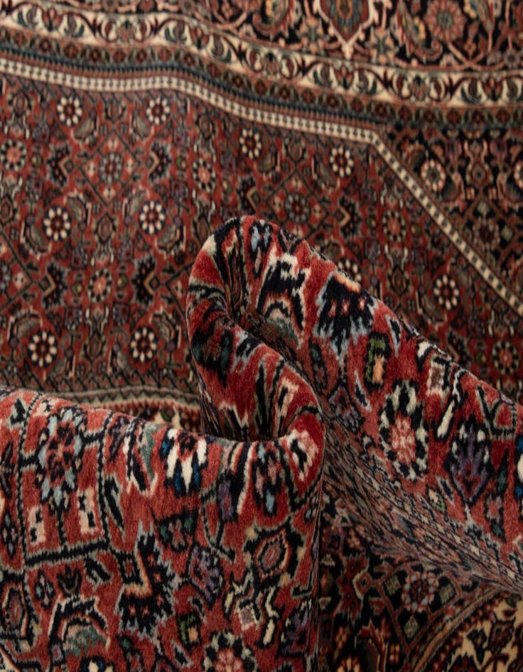 Detail image of 5' 7 x 7' 9 Bidjar With Silk Rug