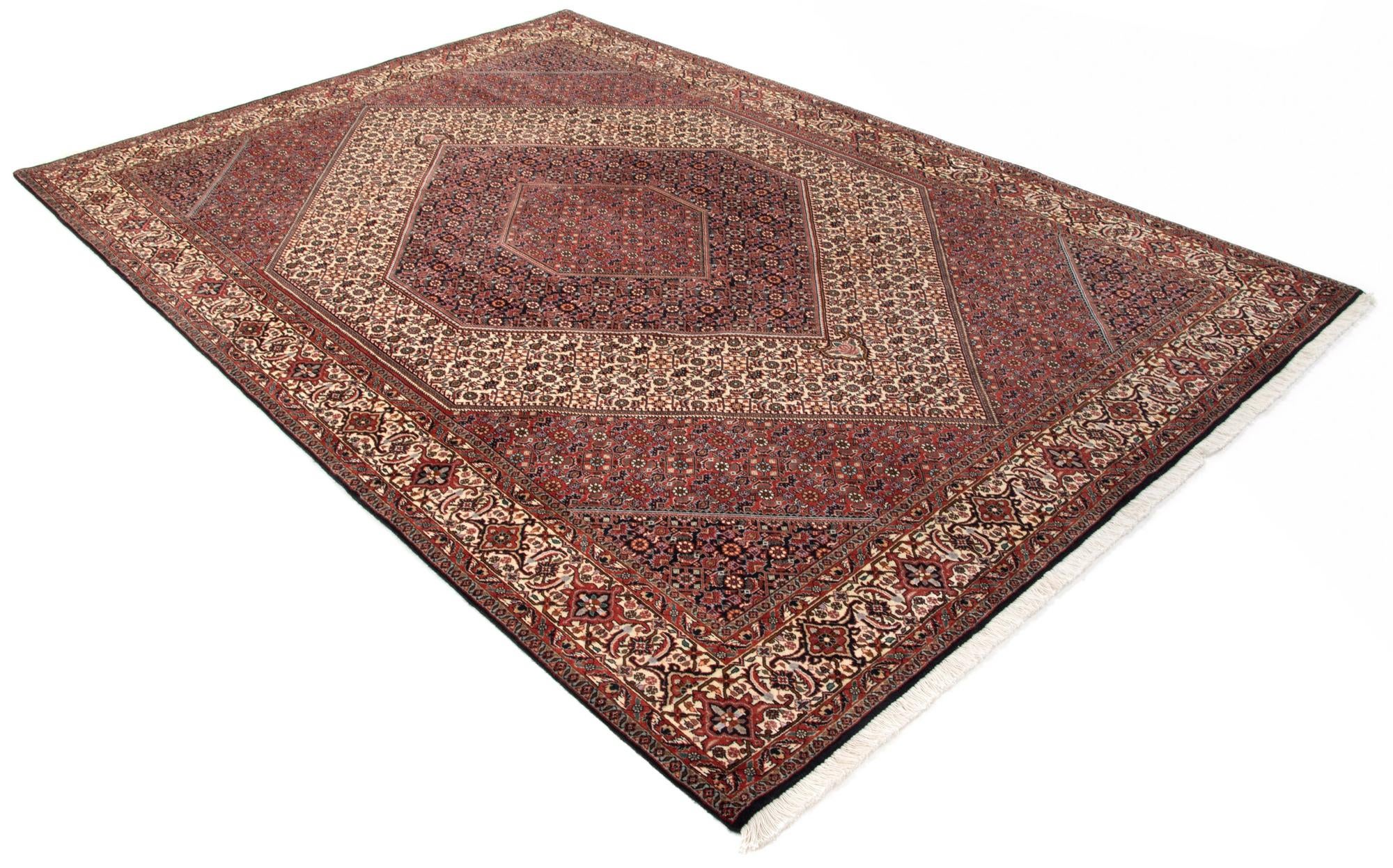 6' 8 x 10' Bidjar With Silk Rug