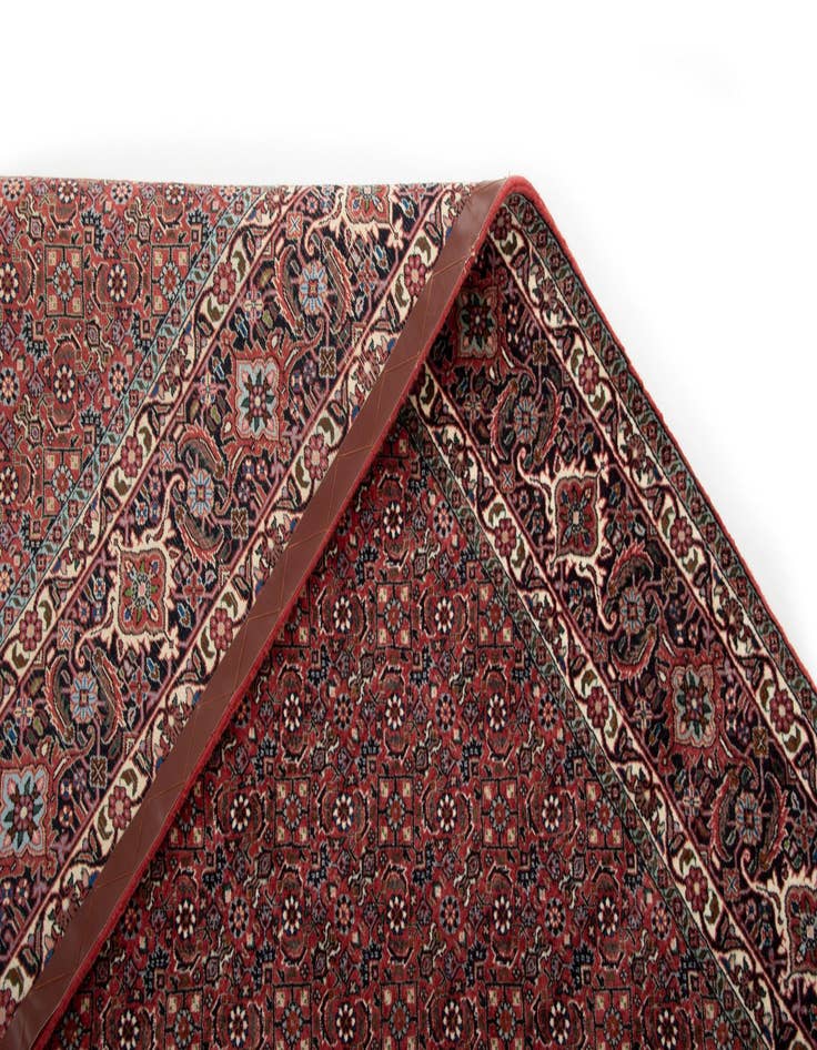 Detail image of 6' 10 x 8' 6 Bidjar With Silk Rug