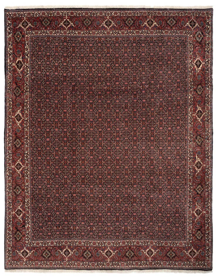 Detail image of 6' 10 x 8' 6 Bidjar With Silk Rug