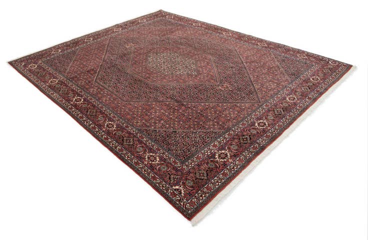 Detail image of 8' 4 x 9' 11 Bidjar With Silk Rug