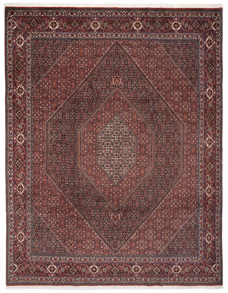 Detail image of 8' 4 x 9' 11 Bidjar With Silk Rug
