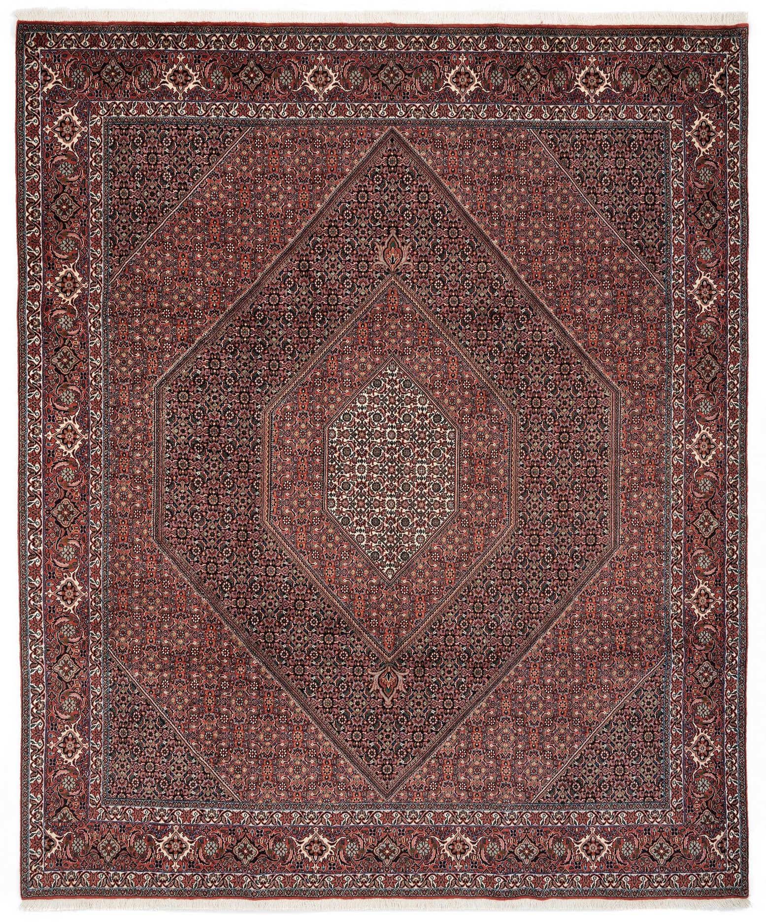 8' 4 x 9' 11 Bidjar With Silk Rug