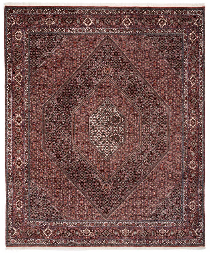 Detail image of 8' 4 x 9' 11 Bidjar With Silk Rug