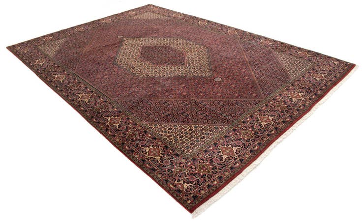 Detail image of 8' 2 x 11' 8 Bidjar With Silk Rug