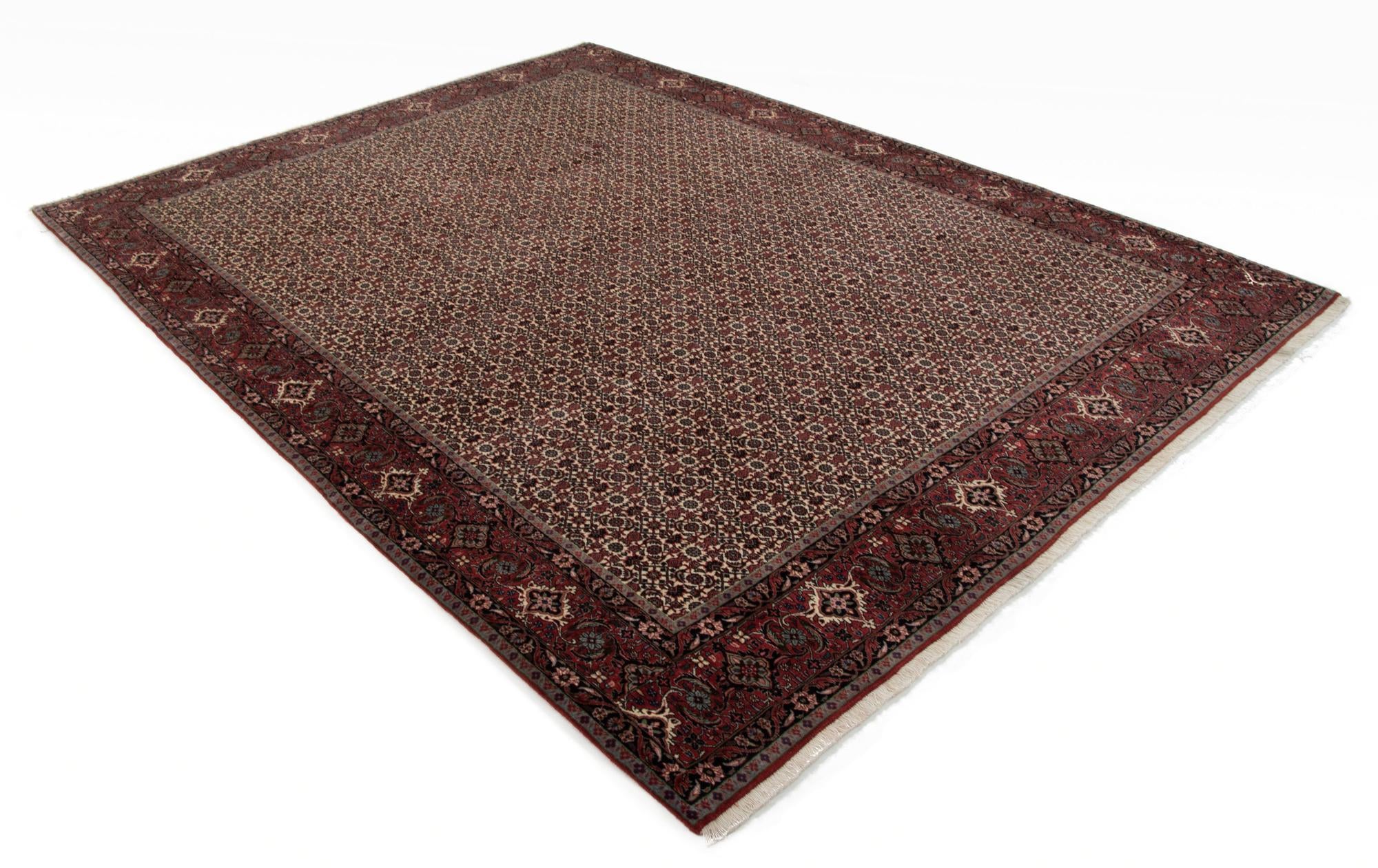 8' 5 x 11' 5 Bidjar With Silk Rug