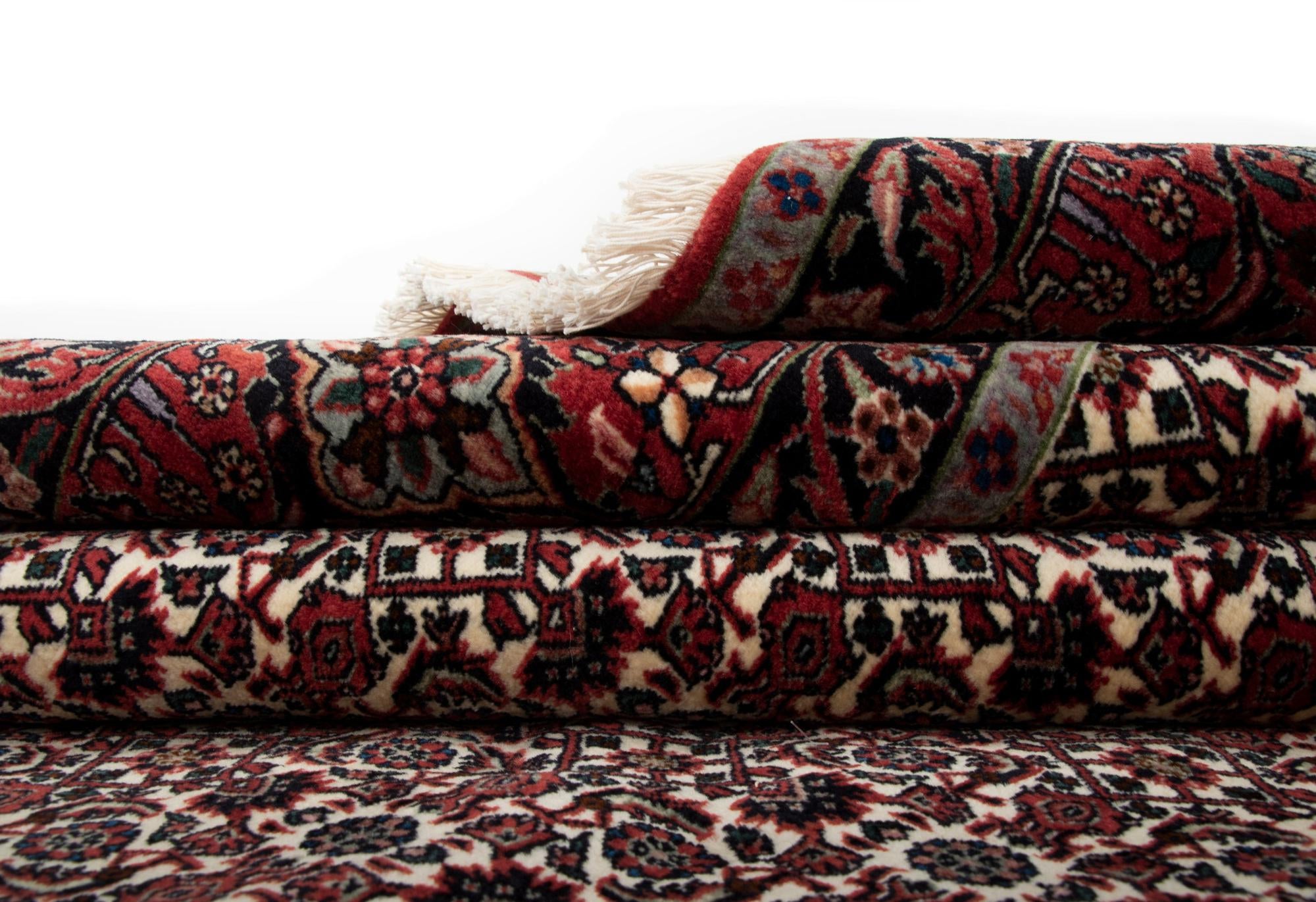 8' 5 x 11' 5 Bidjar With Silk Rug