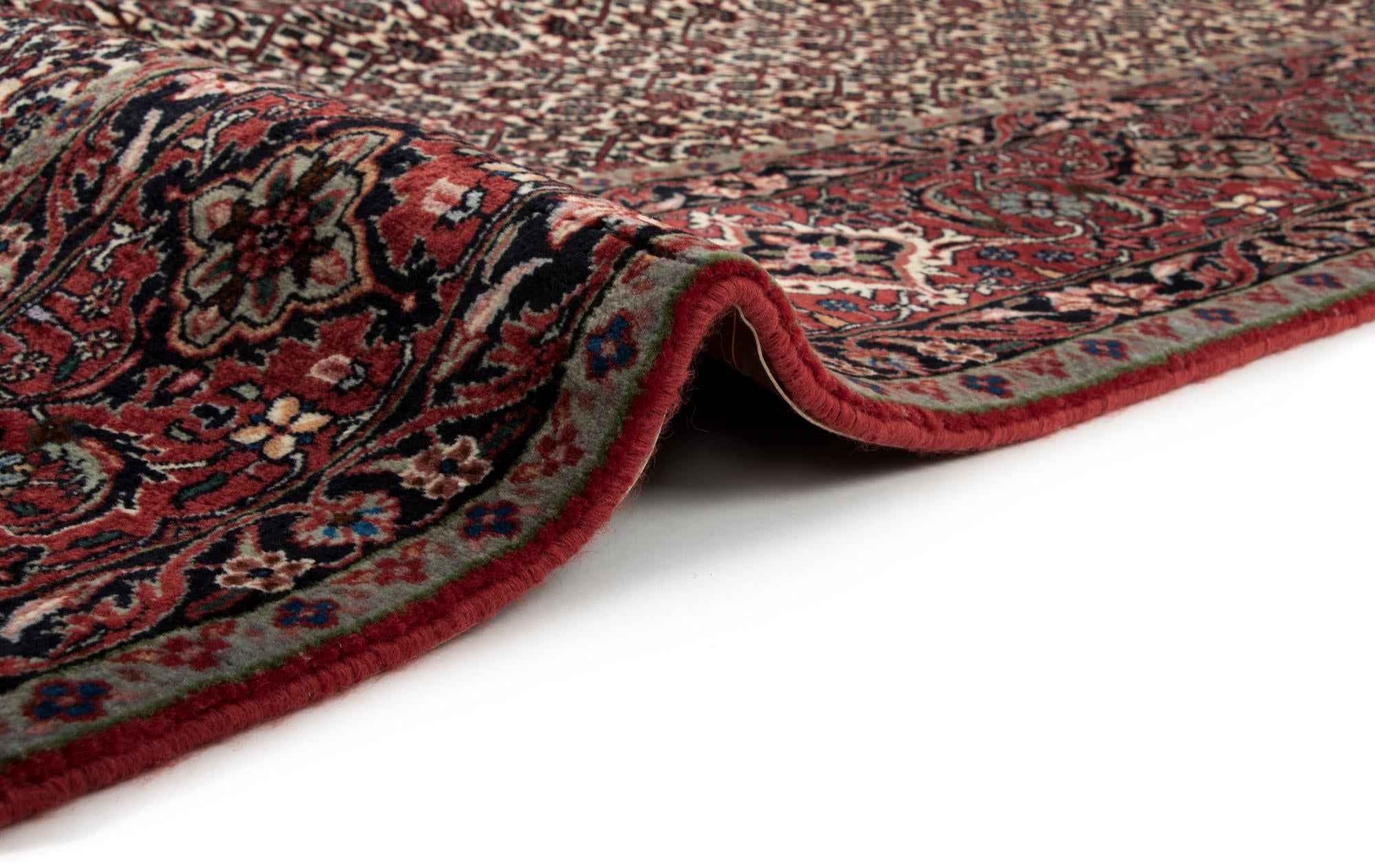 8' 5 x 11' 5 Bidjar With Silk Rug