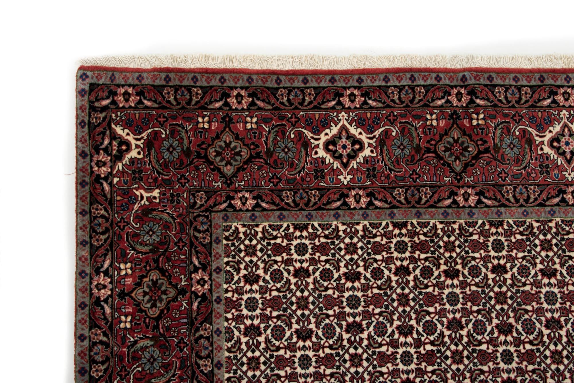 8' 5 x 11' 5 Bidjar With Silk Rug