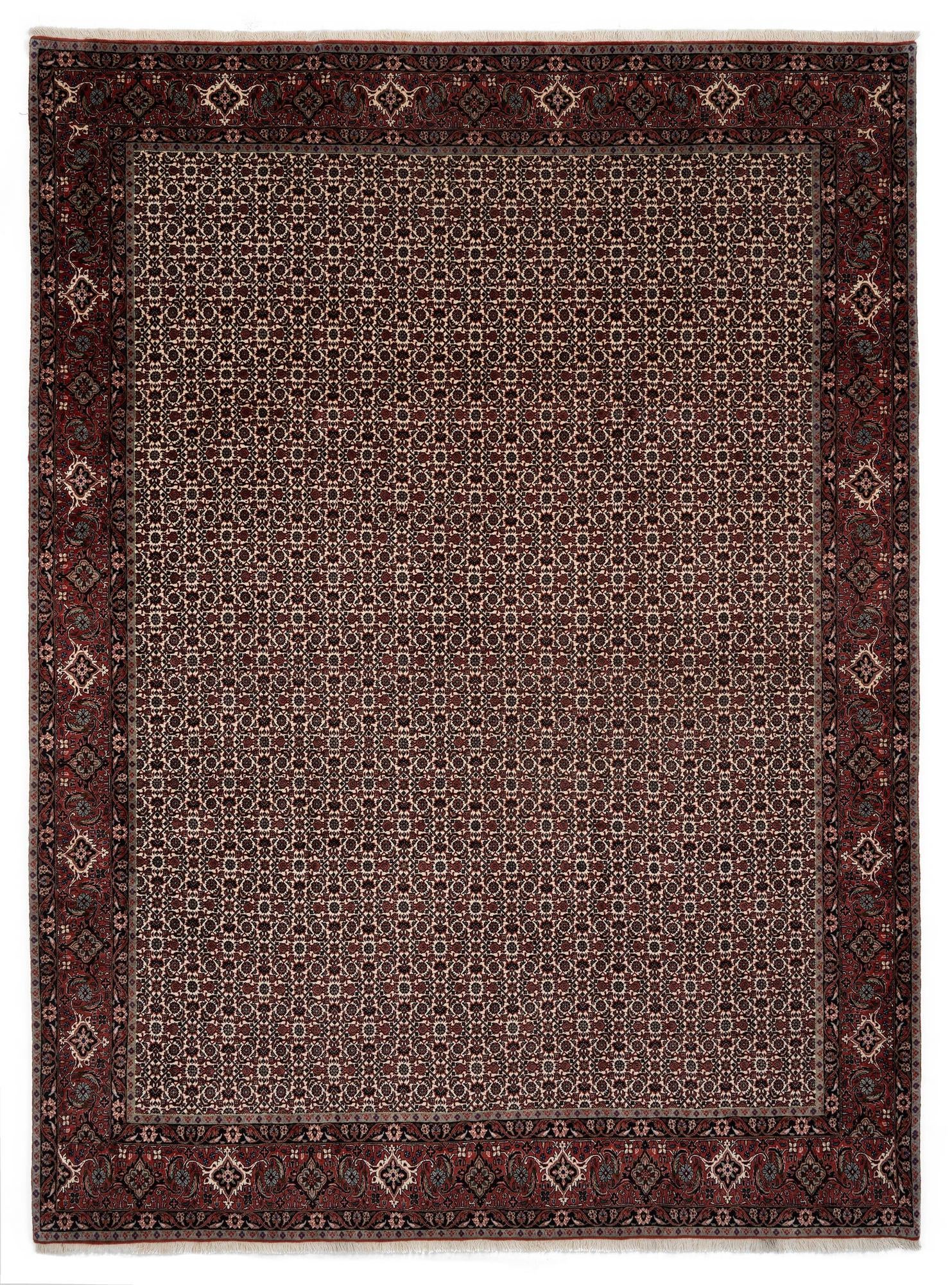 8' 5 x 11' 5 Bidjar With Silk Rug