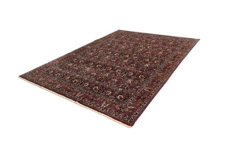 Detail image of 8' 3 x 11' 2 Bidjar With Silk Rug