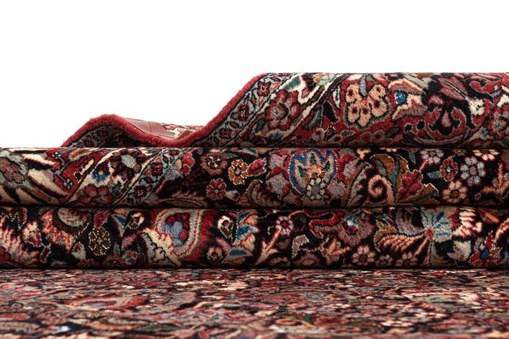 Detail image of 8' 3 x 11' 2 Bidjar With Silk Rug