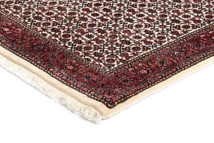 Detail image of 3' 8 x 6' 3 Bidjar With Silk Rug