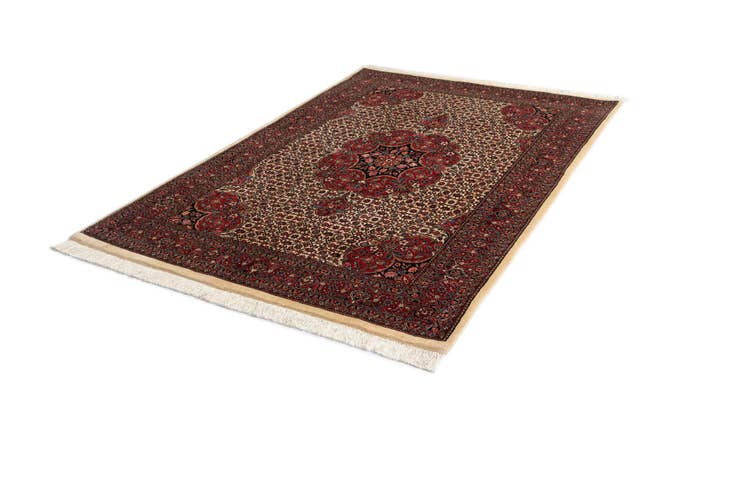 Detail image of 5' 1 x 7' 6 Bidjar With Silk Rug