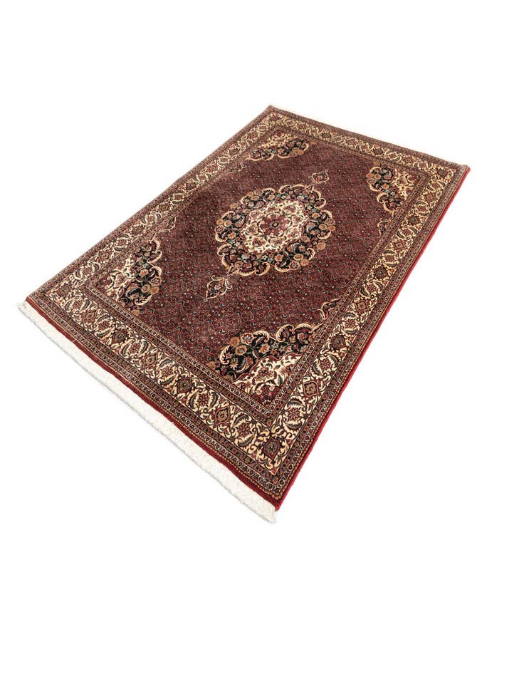 Detail image of 5' 8 x 7' 11 Bidjar With Silk Rug