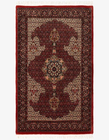 3' 8 x 6' Bidjar With Silk Rug