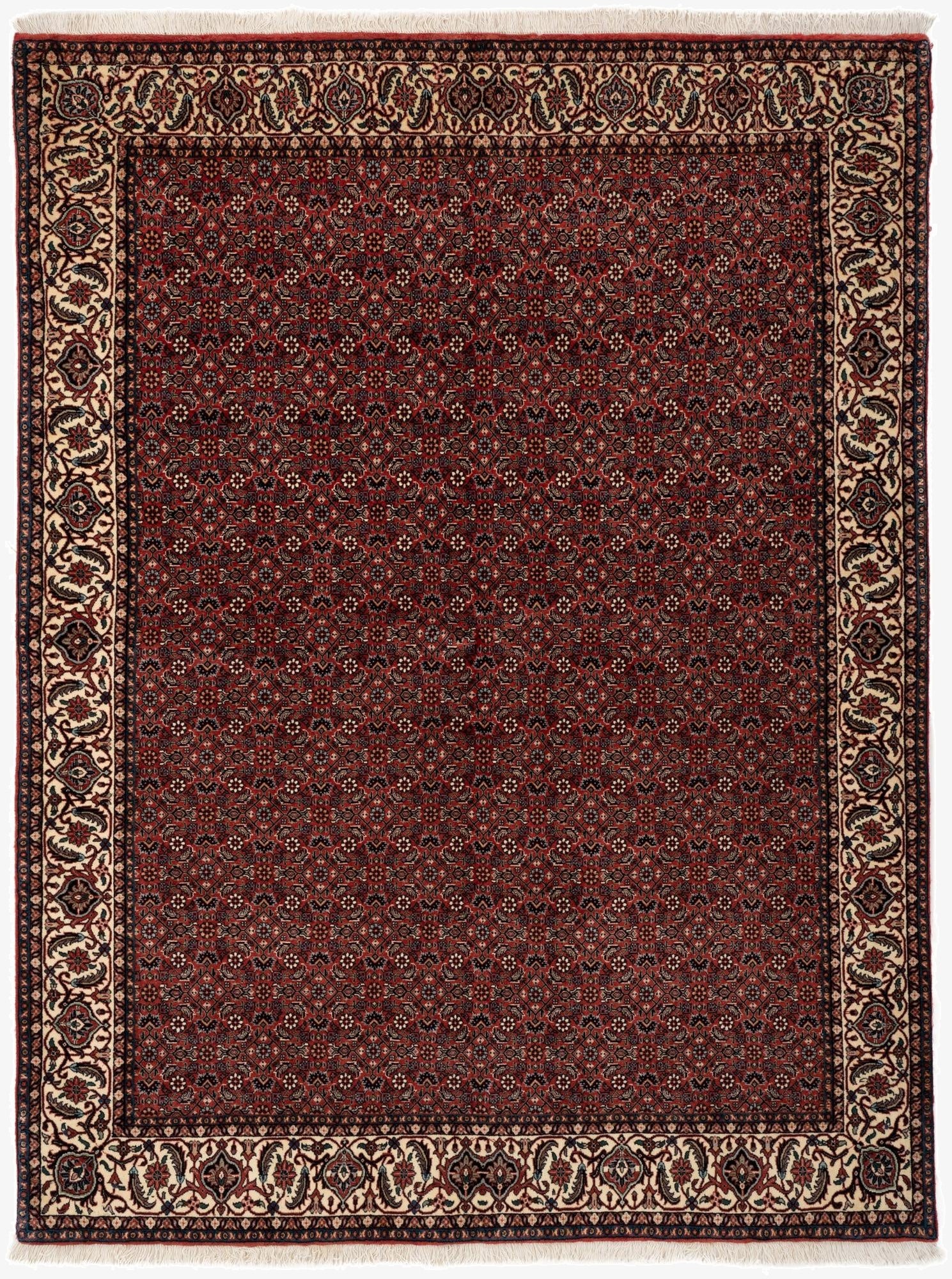 5' 7 x 7' 4 Bidjar With Silk Rug