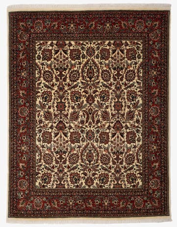 5' 1 x 6' 6 Bidjar With Silk Rug