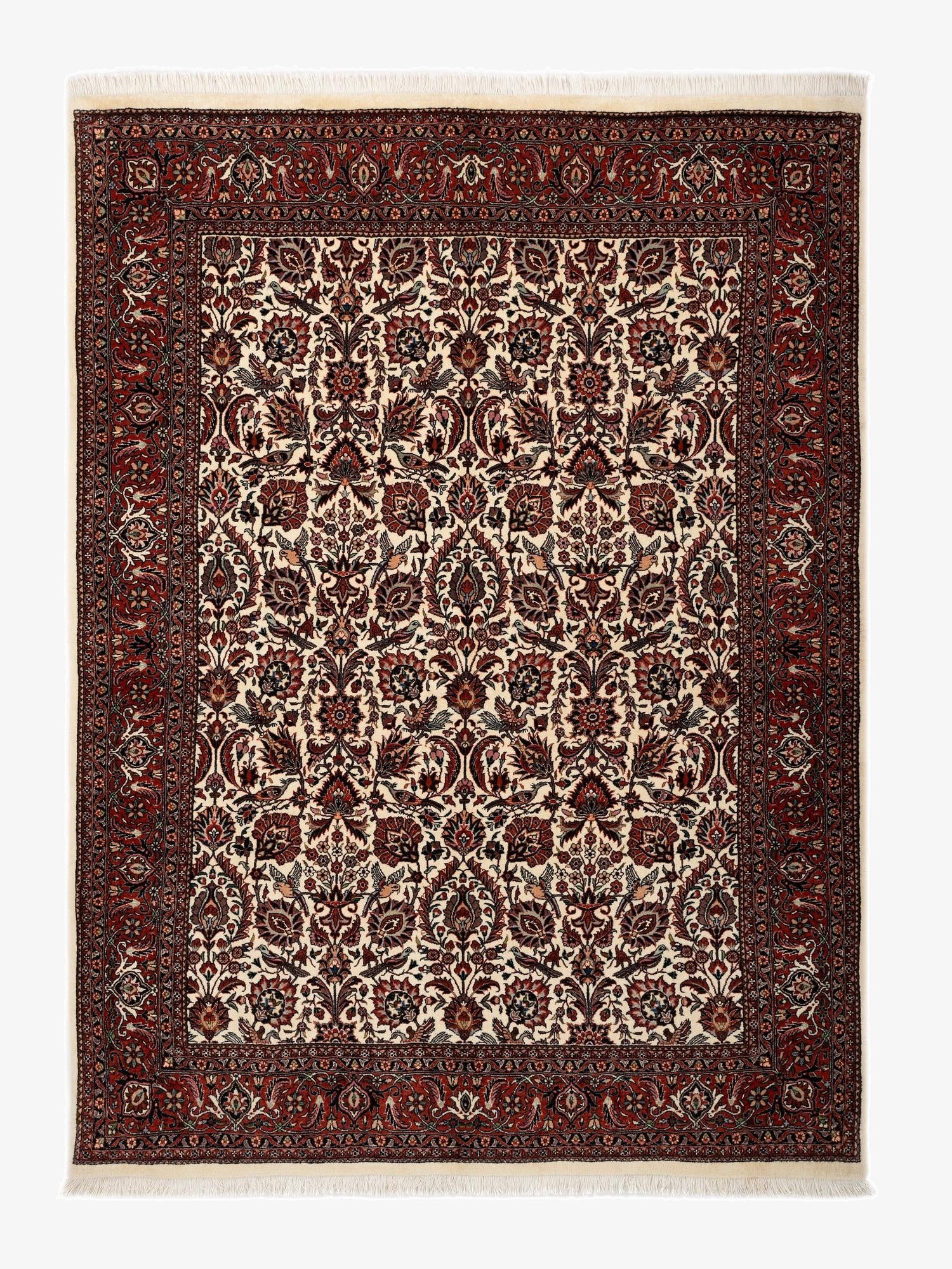 5' 8 x 7' 8 Bidjar With Silk Rug