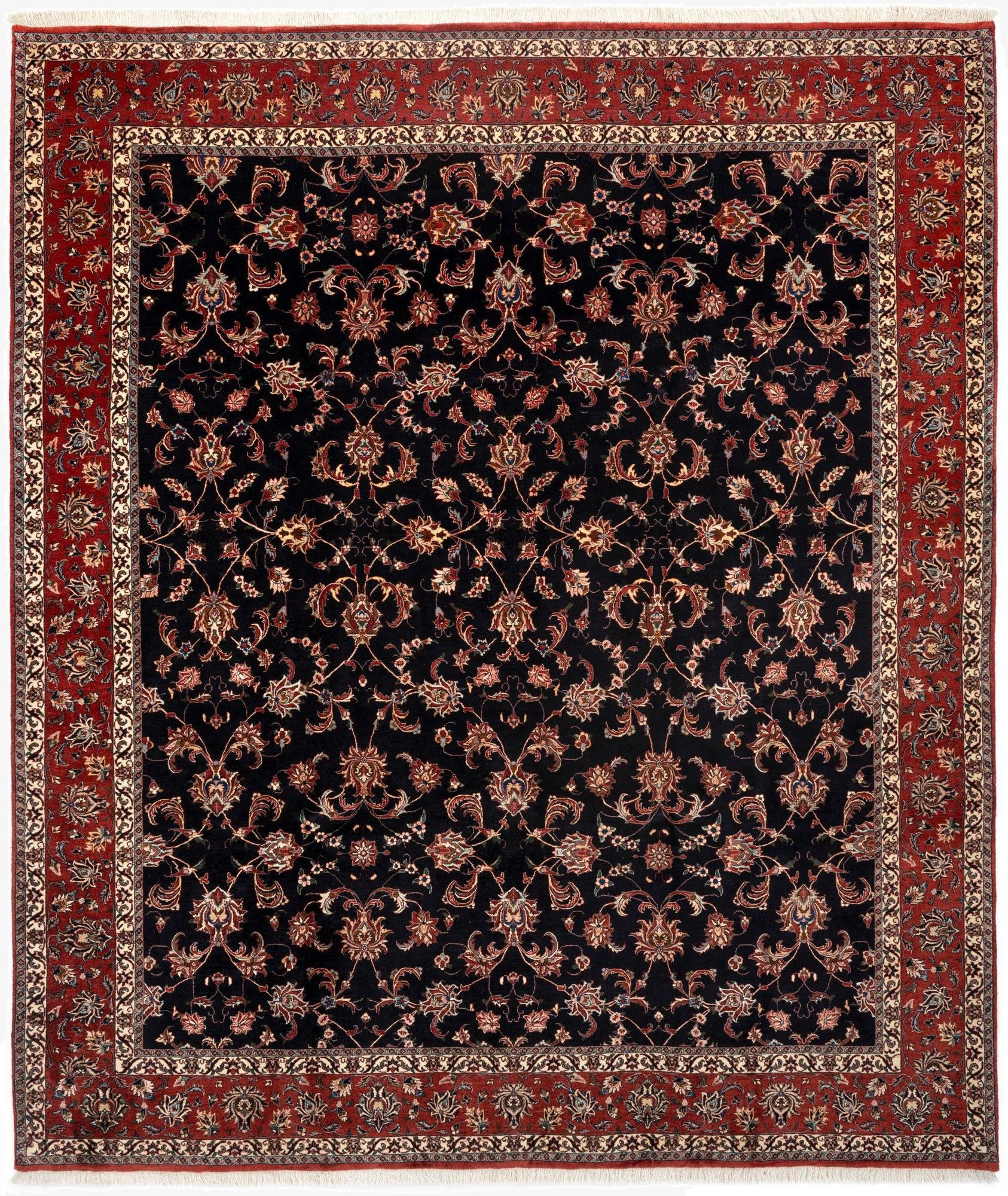 8' 6 x 9' 9 Bidjar With Silk Rug