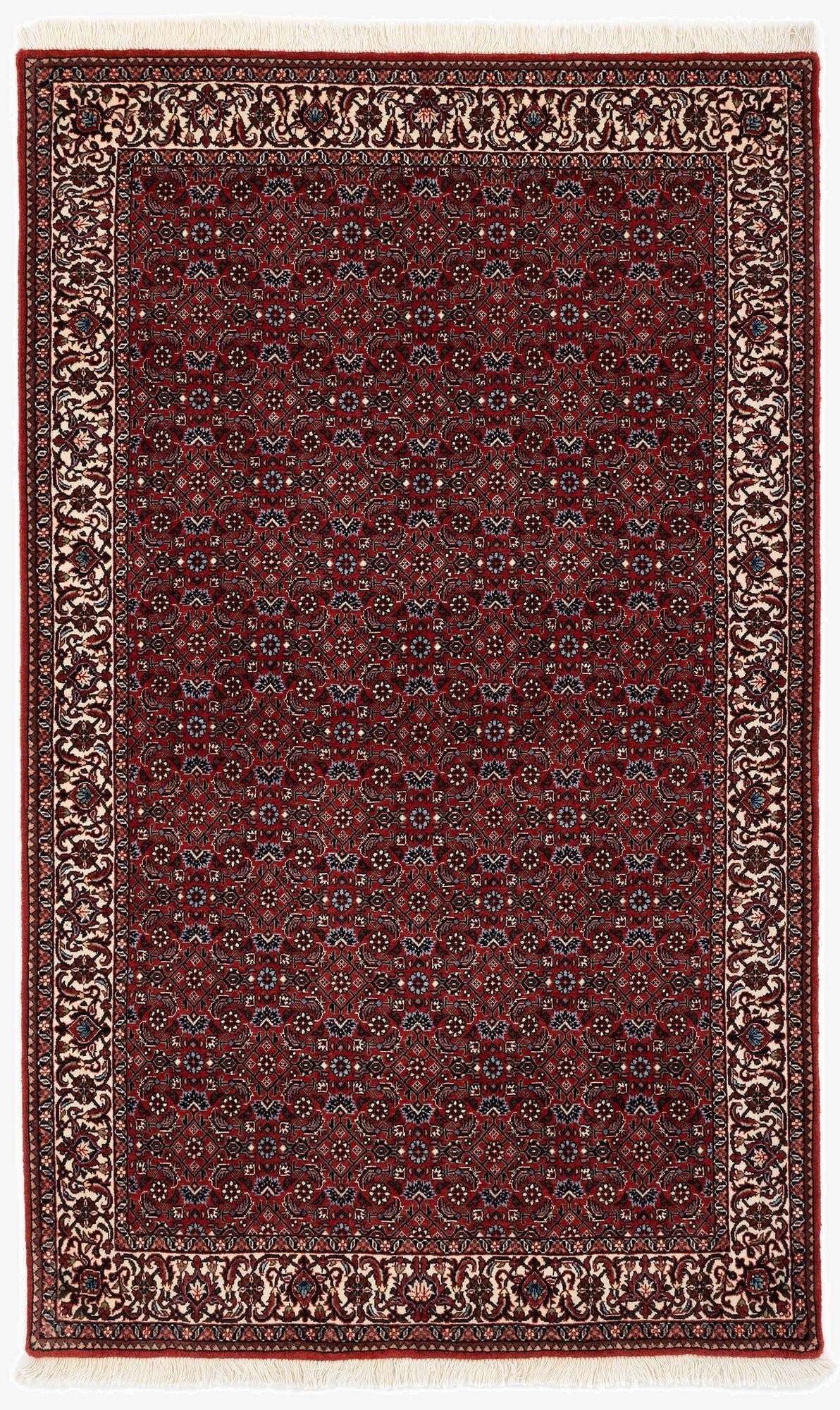 3' 8 x 5' 11 Bidjar With Silk Rug