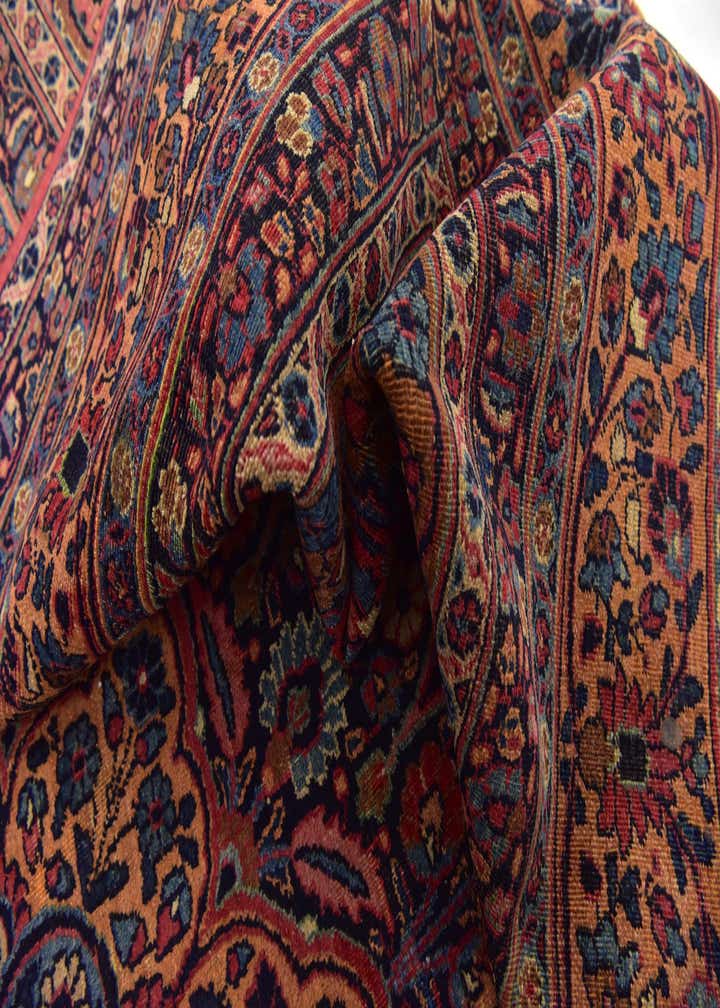 8' 4 x 11' 3 Hand Knotted Birjand Persian Wool Rug