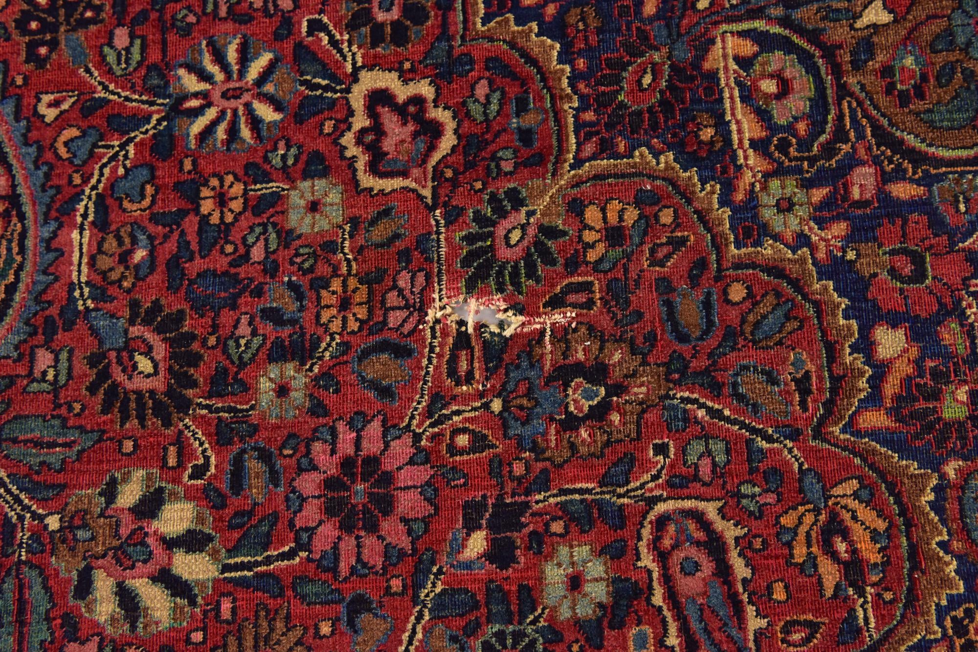 8' 4 x 11' 3 Hand Knotted Birjand Persian Wool Rug