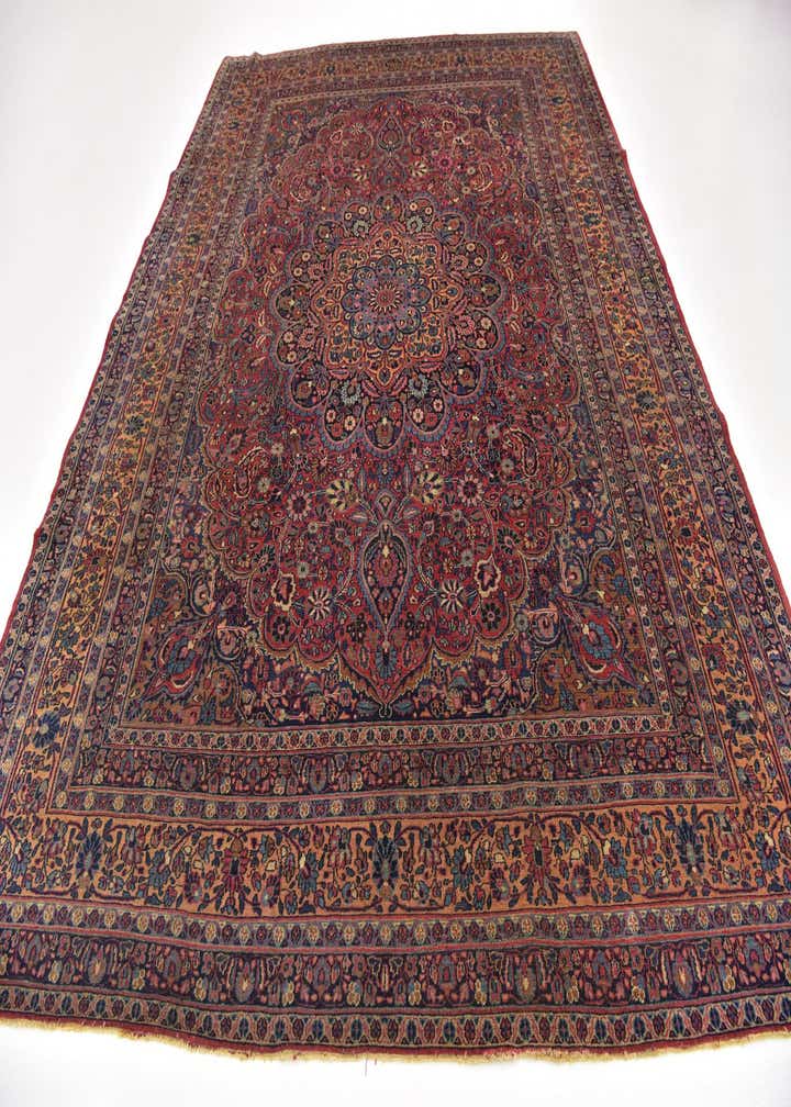 8' 4 x 11' 3 Hand Knotted Birjand Persian Wool Rug