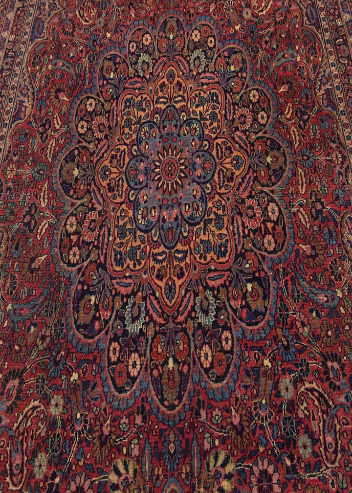 8' 4 x 11' 3 Hand Knotted Birjand Persian Wool Rug
