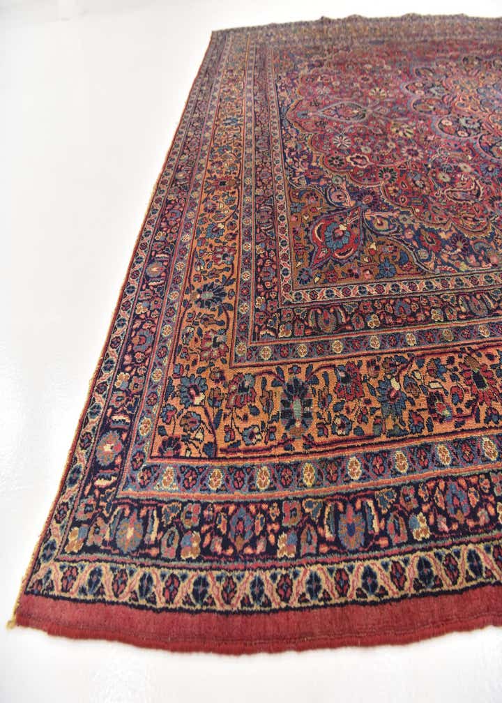 8' 4 x 11' 3 Hand Knotted Birjand Persian Wool Rug