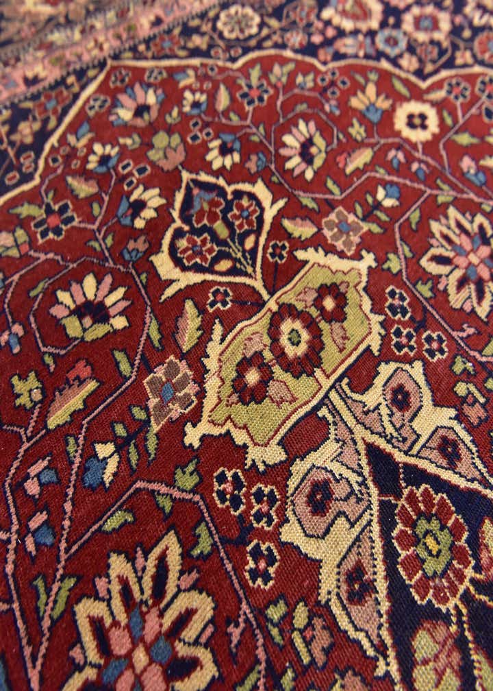 9' 6 x 12' 4 Hand Knotted Birjand Persian Wool Rug